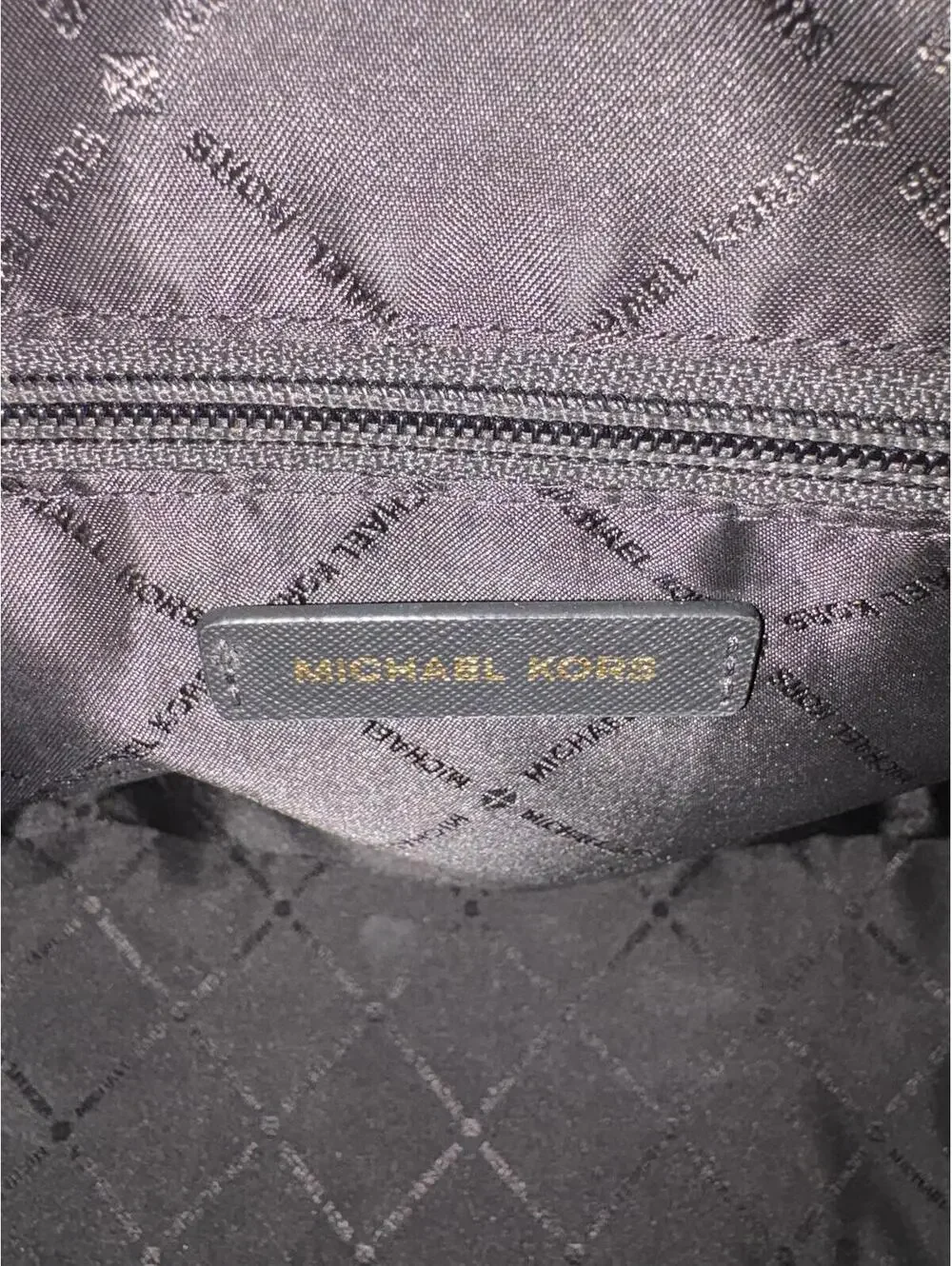 Michael Kors Kelsey Large Black Nylon Tote Bag